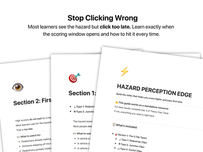 Hazard Perception Edge