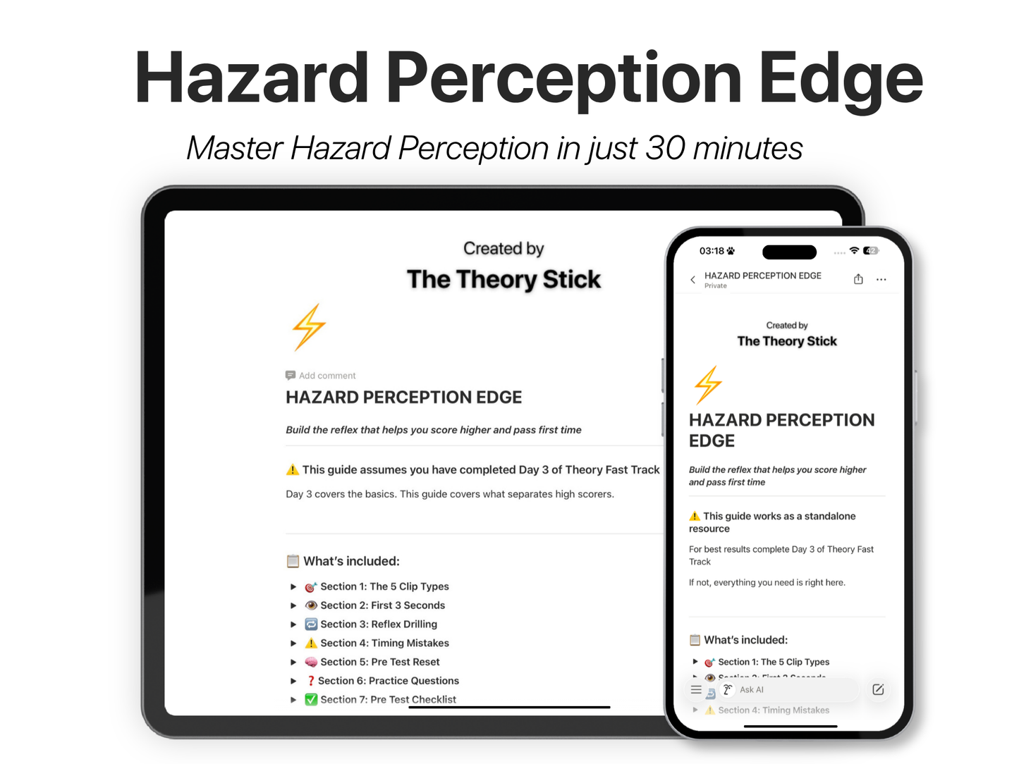 Hazard Perception Edge